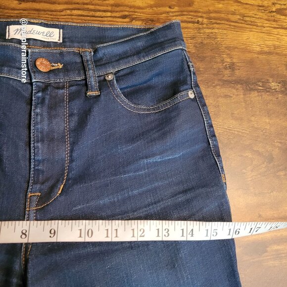 Madewell Jeans Size 28 High Riser Skinny Davis Wash B7131 Stretch Denim - Picture 7 of 11